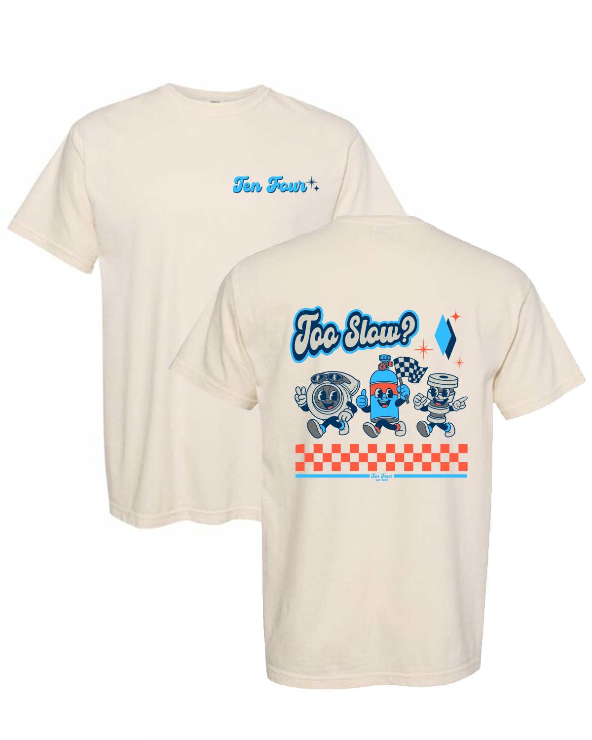 "Too Slow?" Vintage Cartoon T-Shirt